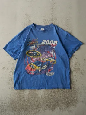 Vintage 08' Faded Blue Nascar Sprint Cup Series Tee (M)
