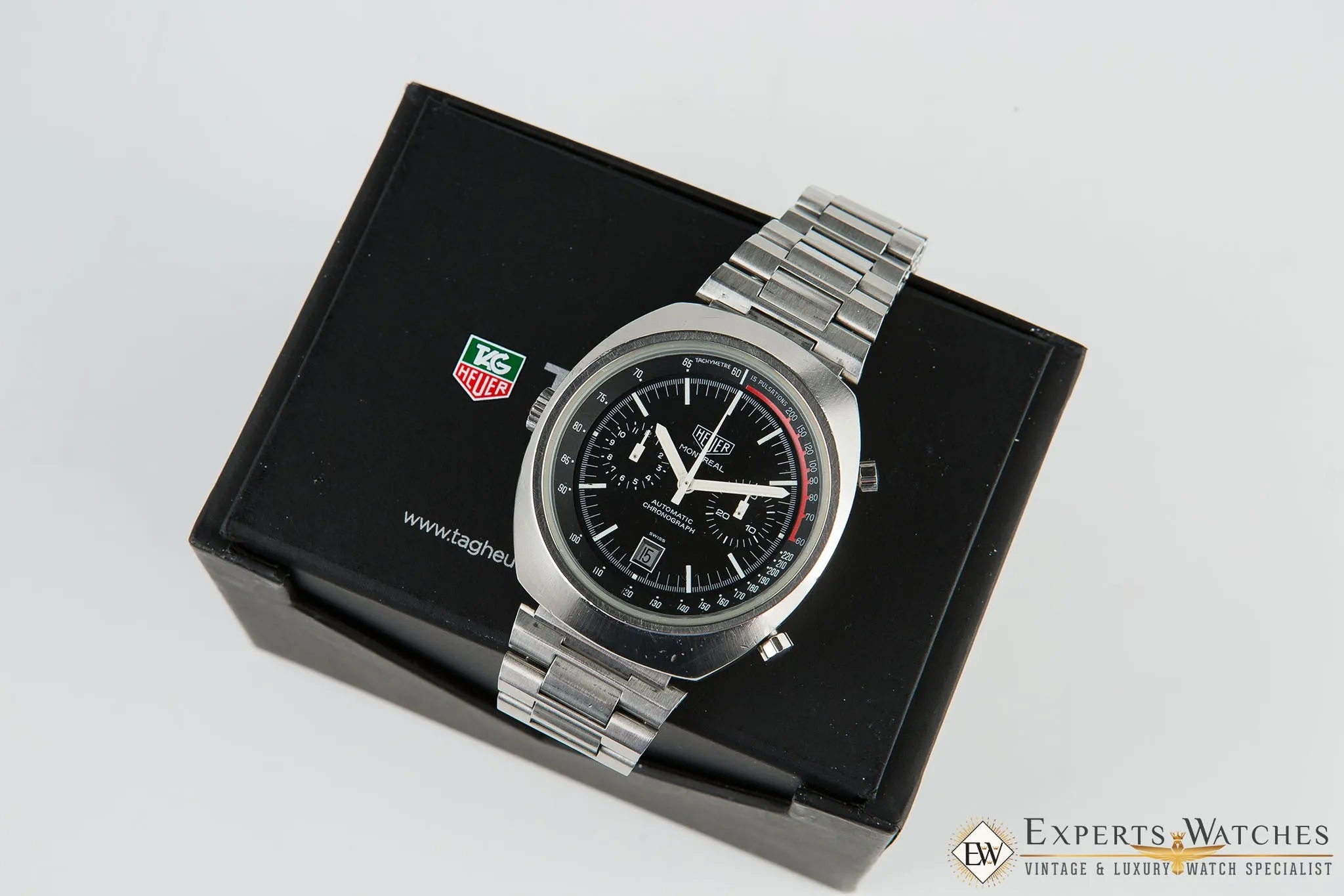 Vintage 1970's Heuer Montreal 110.503 NC Cal 12 Automatic Stefan Bellof NSA