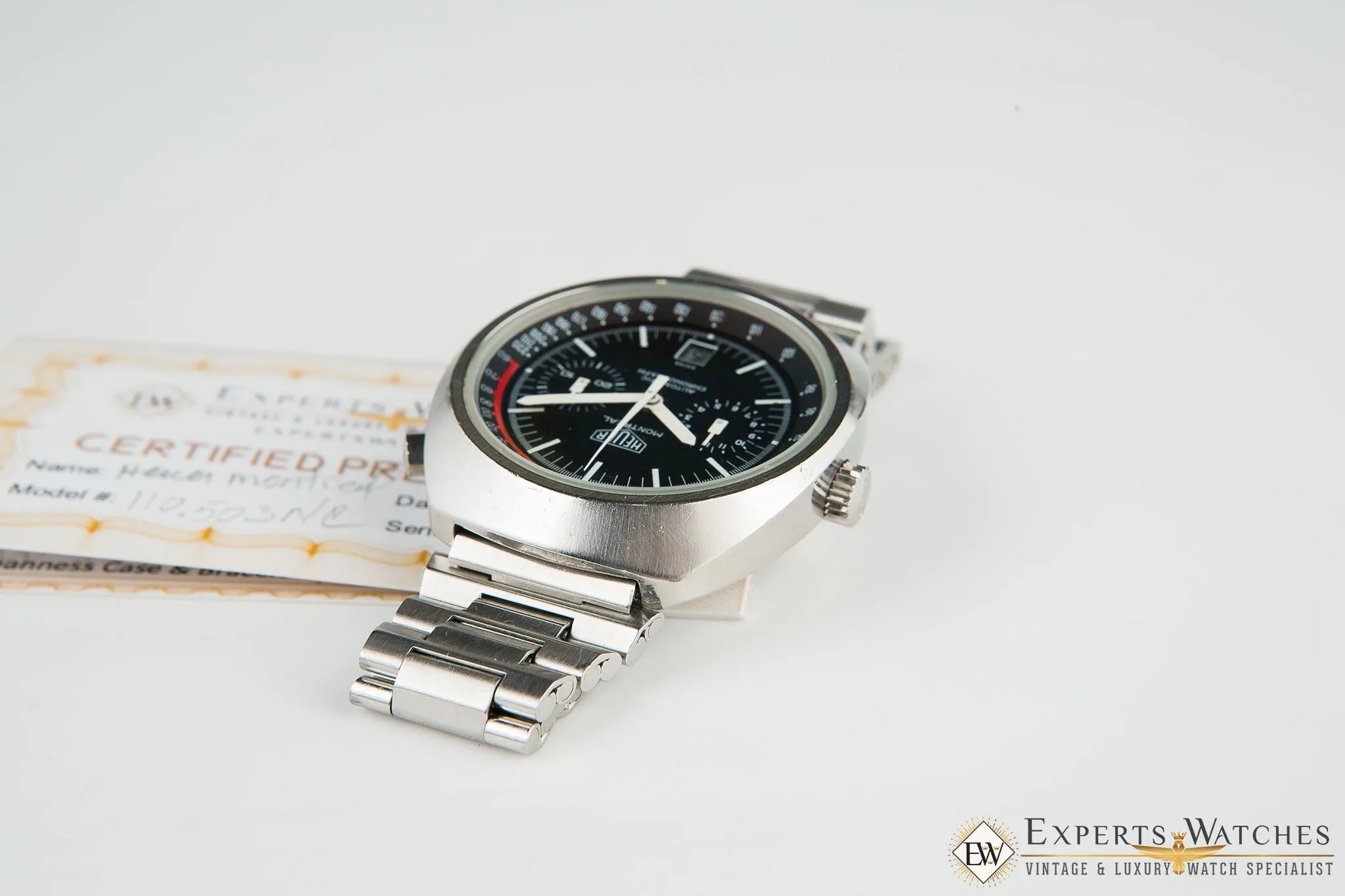Vintage 1970's Heuer Montreal 110.503 NC Cal 12 Automatic Stefan Bellof NSA