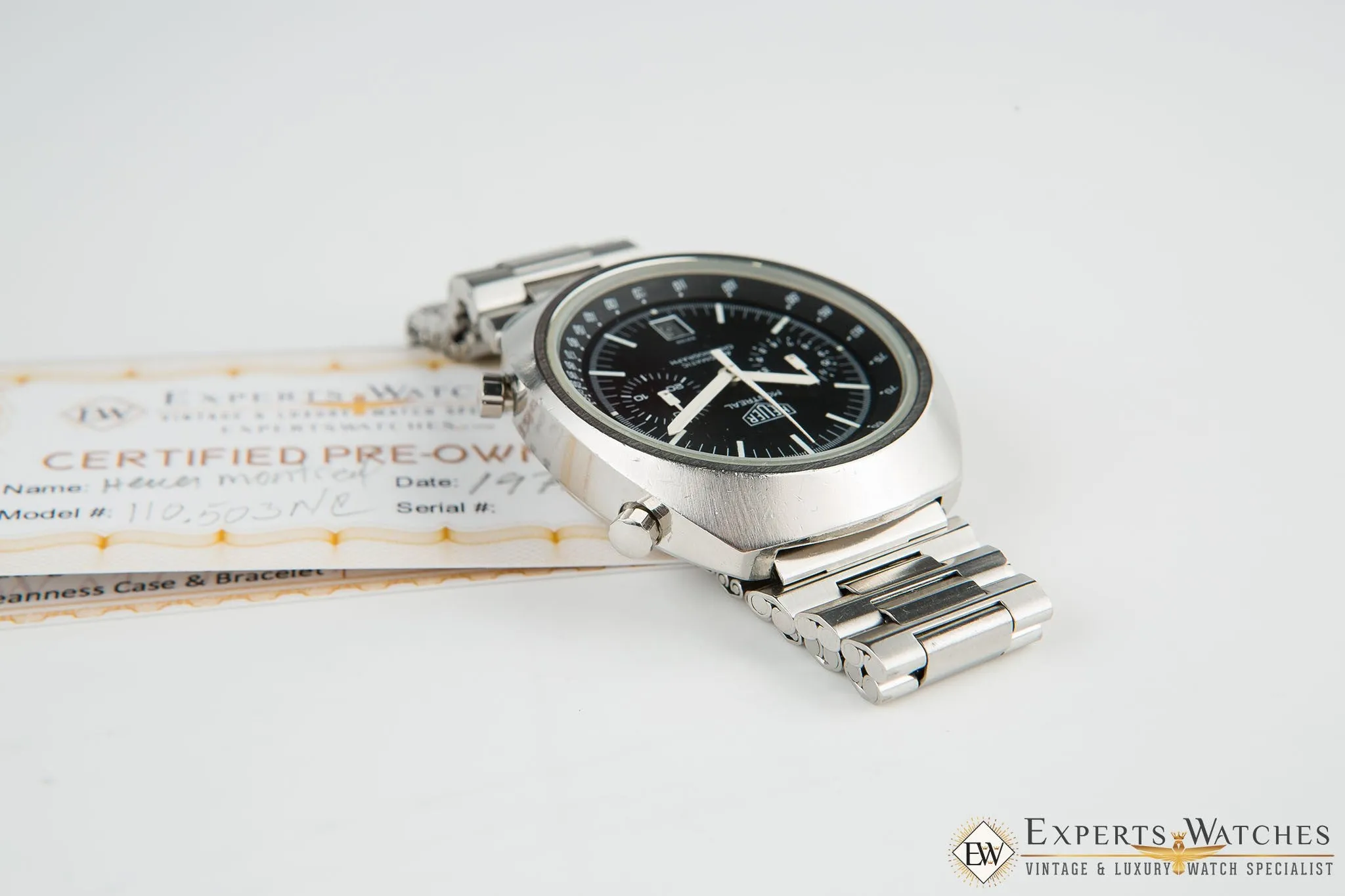 Vintage 1970's Heuer Montreal 110.503 NC Cal 12 Automatic Stefan Bellof NSA