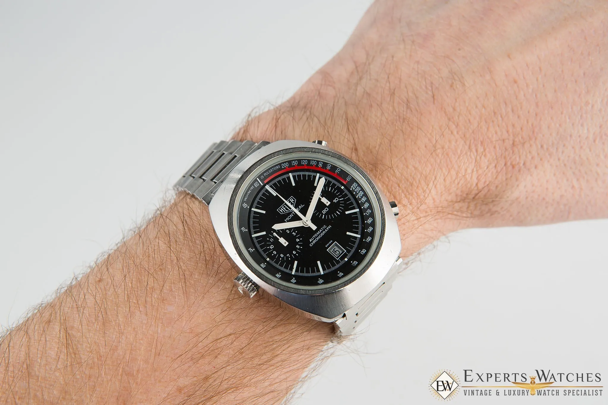 Vintage 1970's Heuer Montreal 110.503 NC Cal 12 Automatic Stefan Bellof NSA