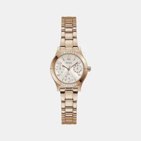 Women Rose Gold Stainless Steel Chronograph Watch GW0413L3