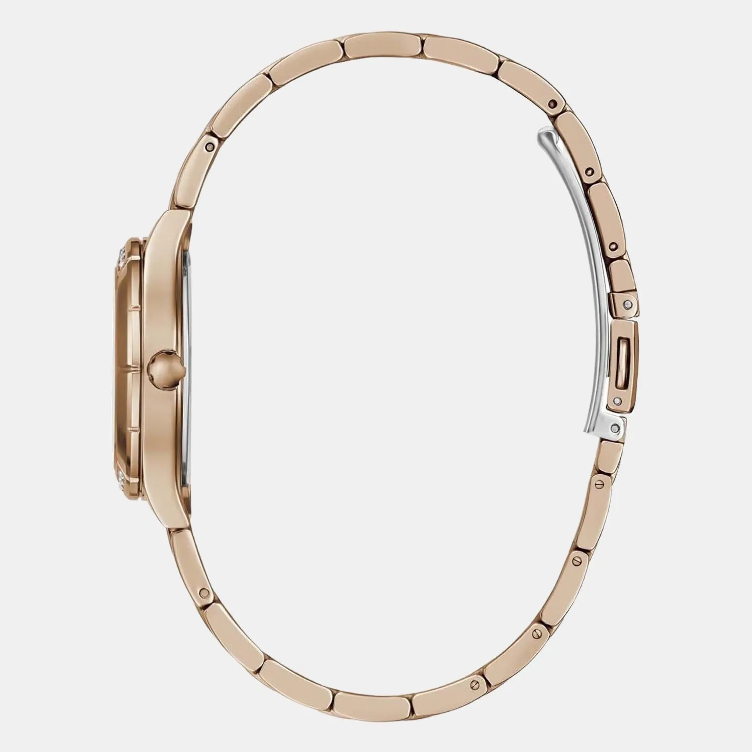 Women Rose Gold Stainless Steel Chronograph Watch GW0413L3