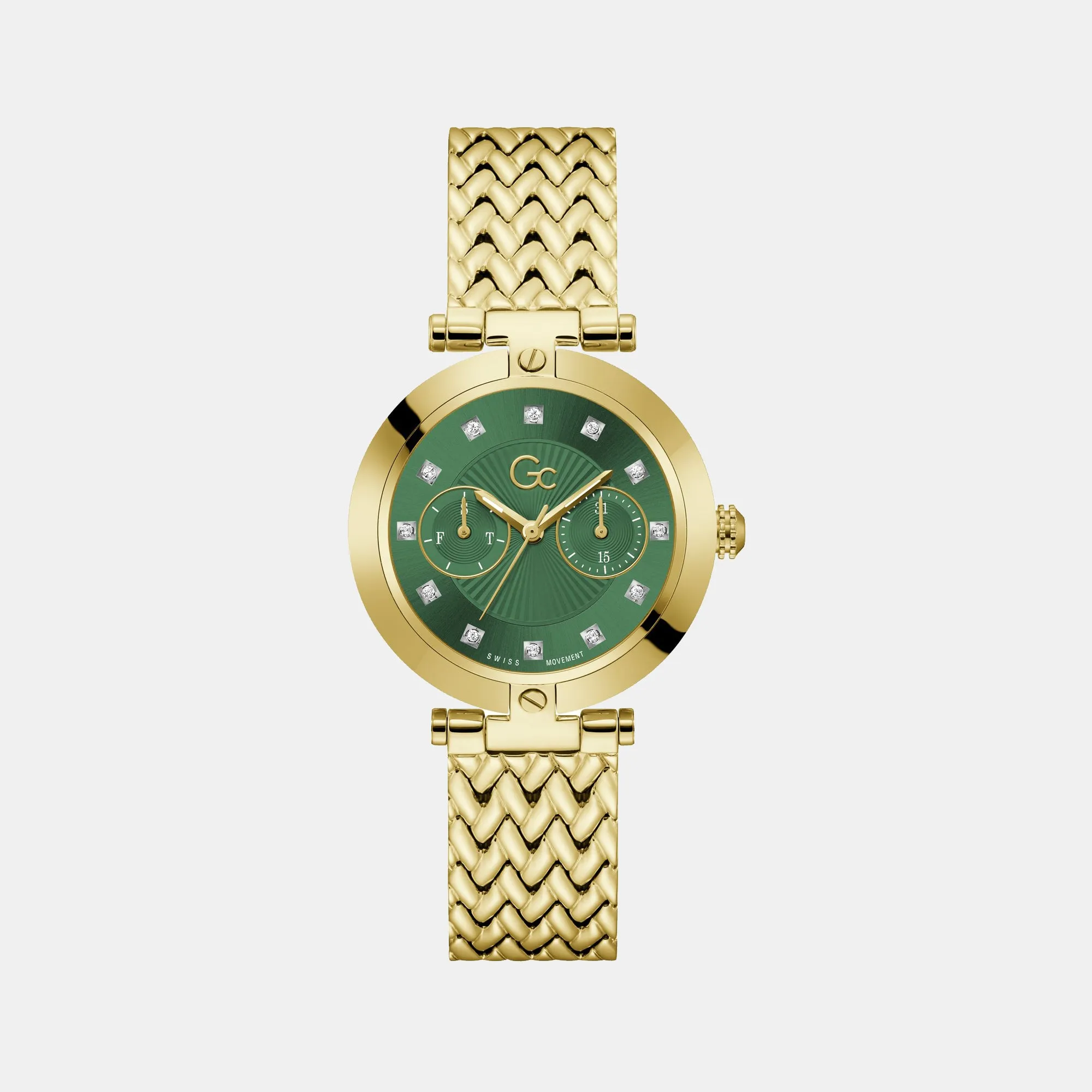 Women's Green Multi-Function Stainless Steel Watch Z21007L1MF