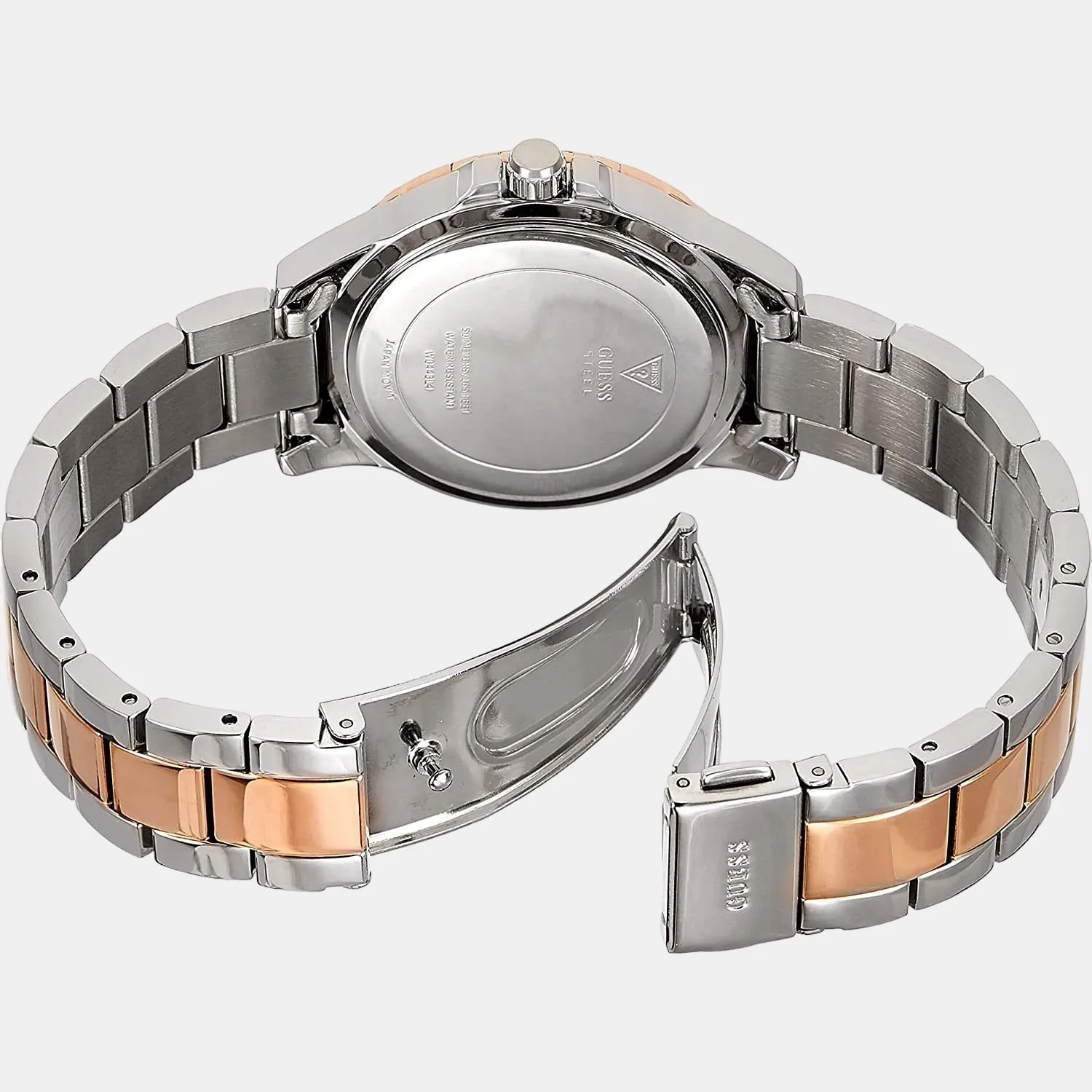 Women's Rose Gold Stainless Steel Chronograph Watch W0443L4