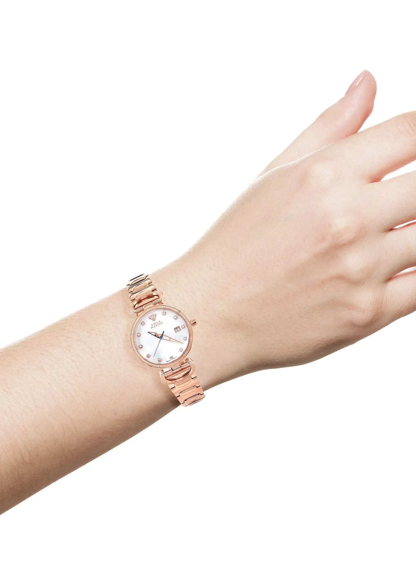 Womens Rose Gold Tone Diamond Watch | Appx 0.3 Carats