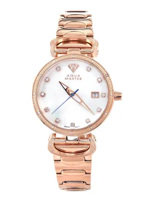 Womens Rose Gold Tone Diamond Watch | Appx 0.3 Carats