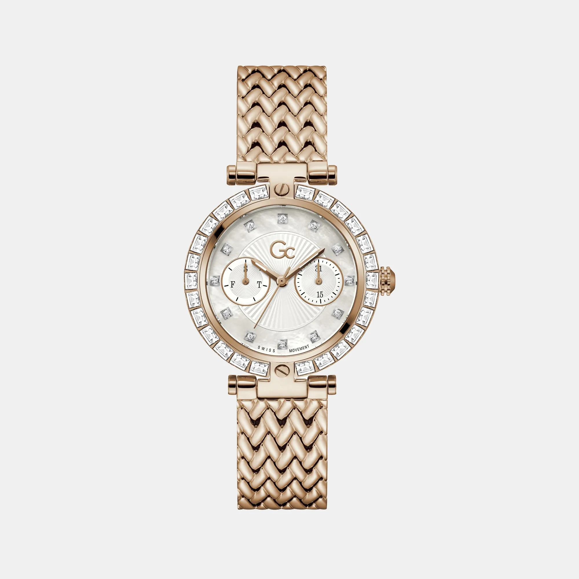 Women's White Multi-Function Stainless Steel Watch Z21009L1MF