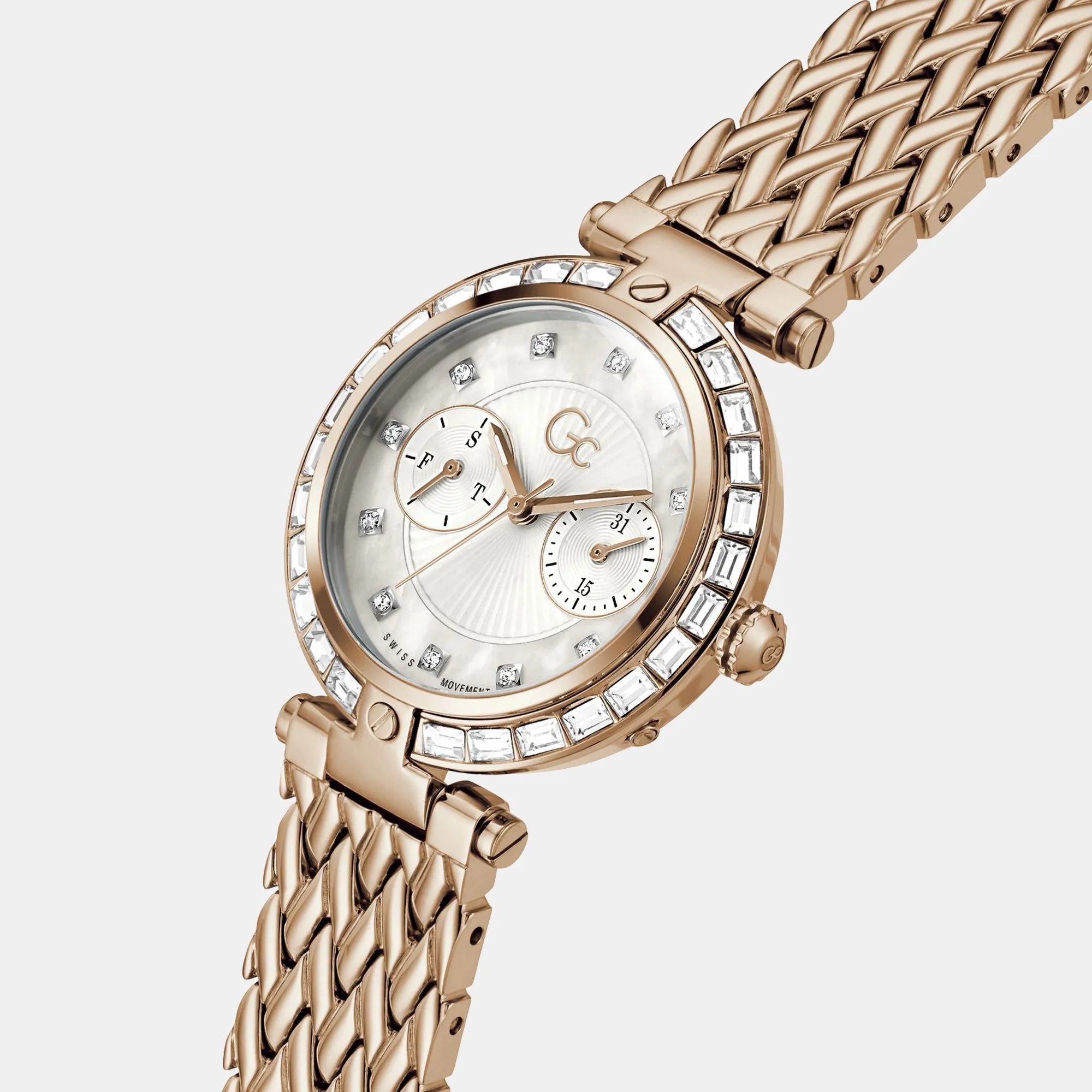 Women's White Multi-Function Stainless Steel Watch Z21009L1MF
