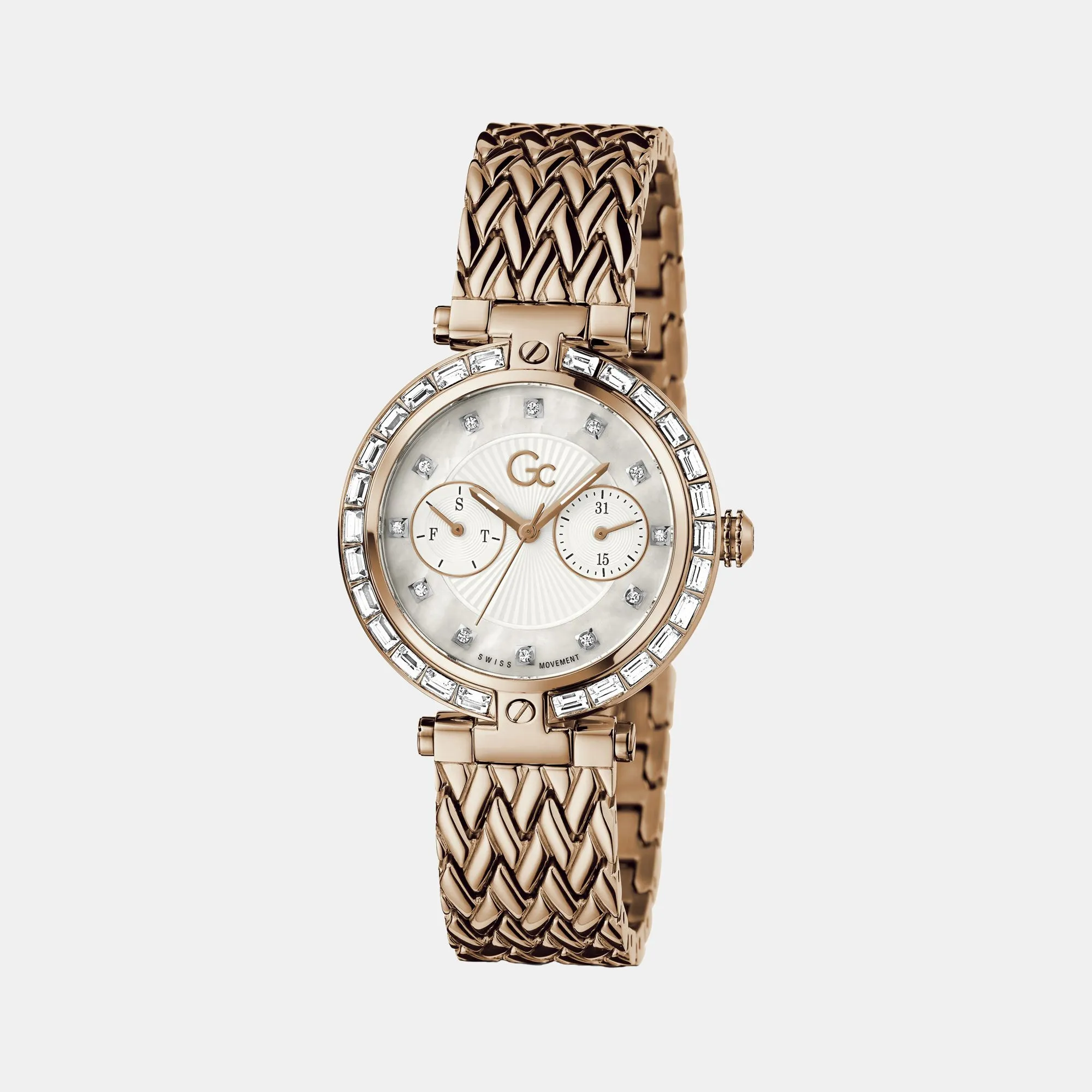 Women's White Multi-Function Stainless Steel Watch Z21009L1MF