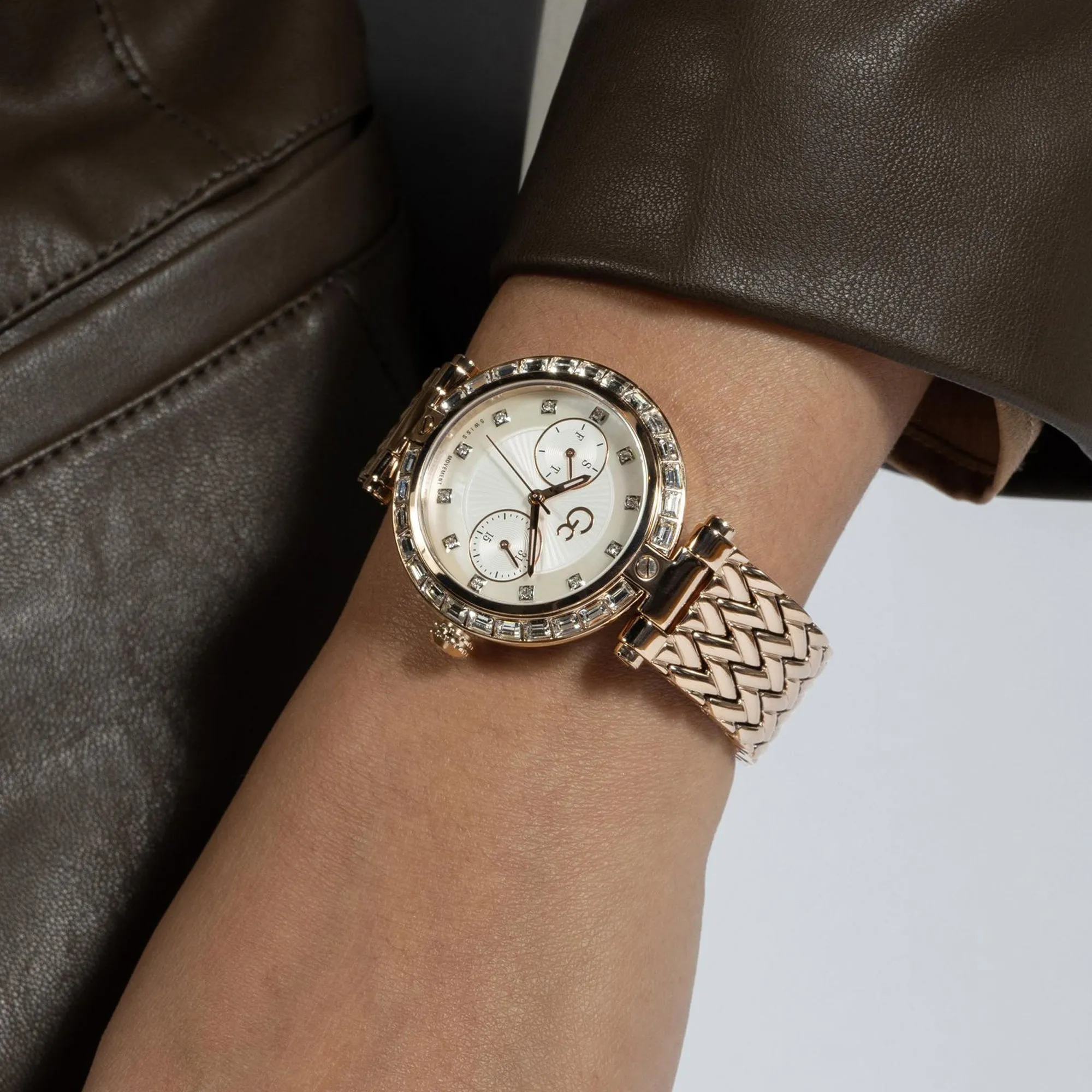 Women's White Multi-Function Stainless Steel Watch Z21009L1MF