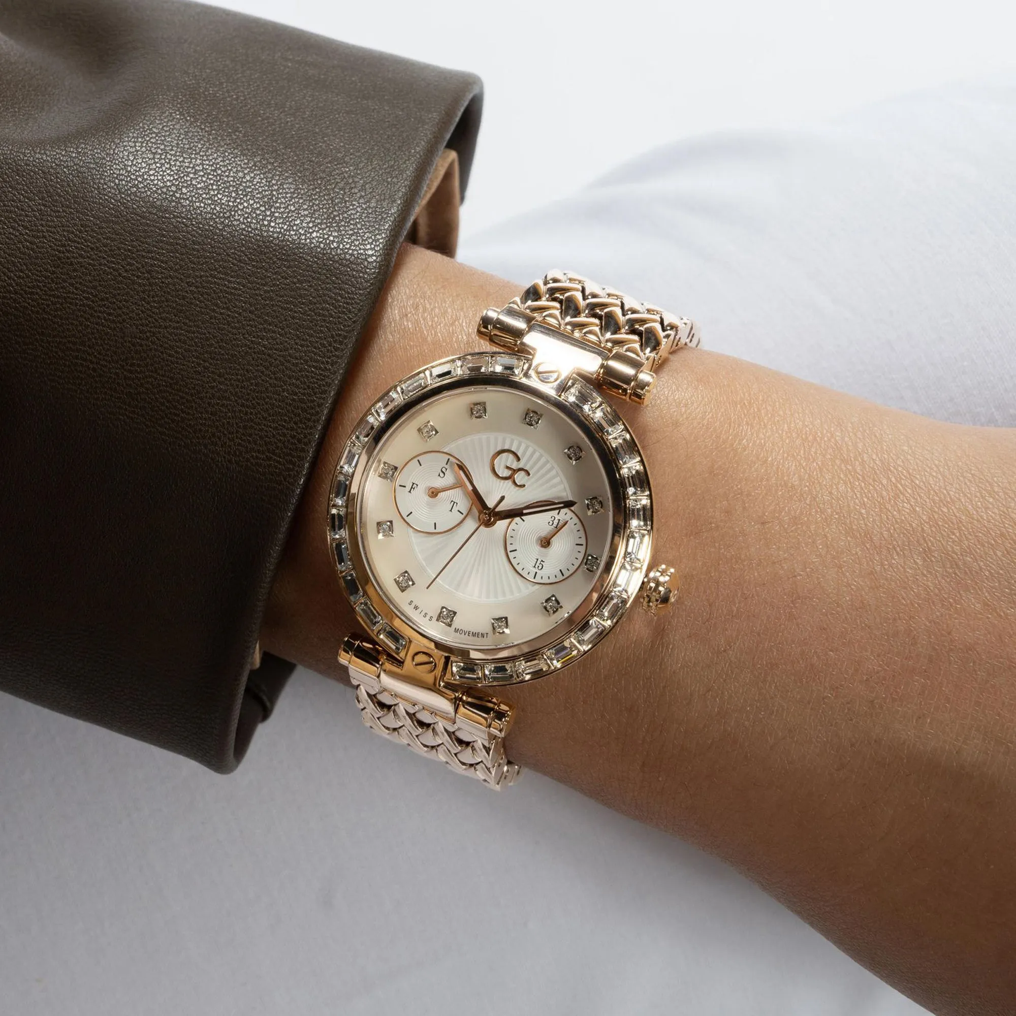 Women's White Multi-Function Stainless Steel Watch Z21009L1MF