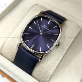 WW0472 IBSO Slim Silver Leather Belt Watch B2698G