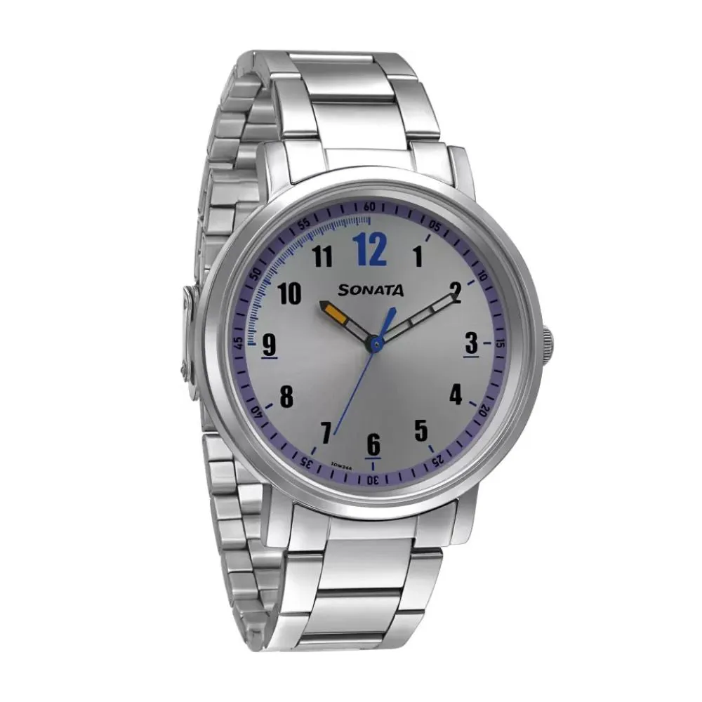 WW2241 Sonata Slim Chain Watch 7142SM04